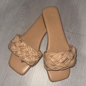 Vince Camuto Antonni Tan Braided Slide Sandals